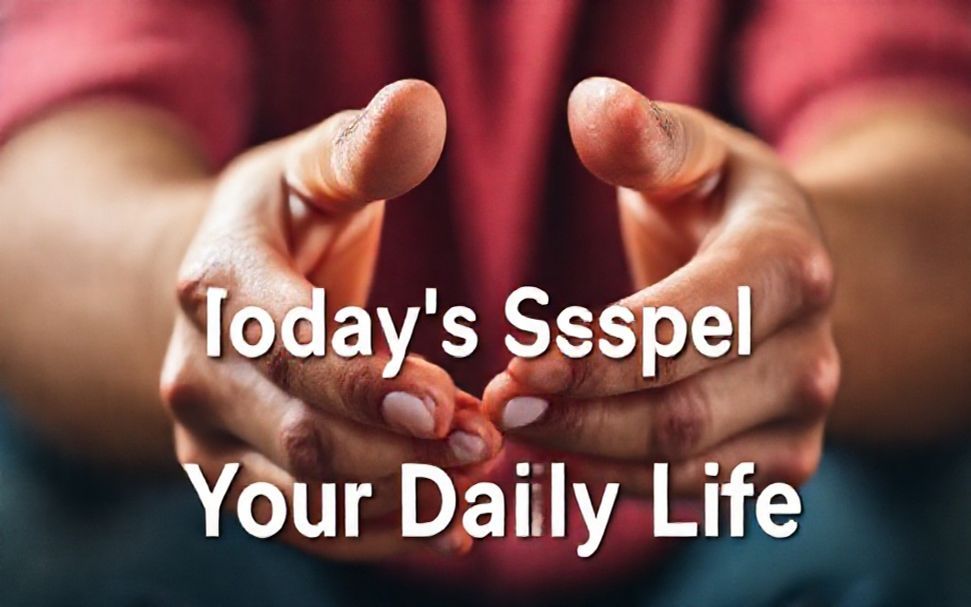 How to Apply Today’s Gospel to Your Daily Life*