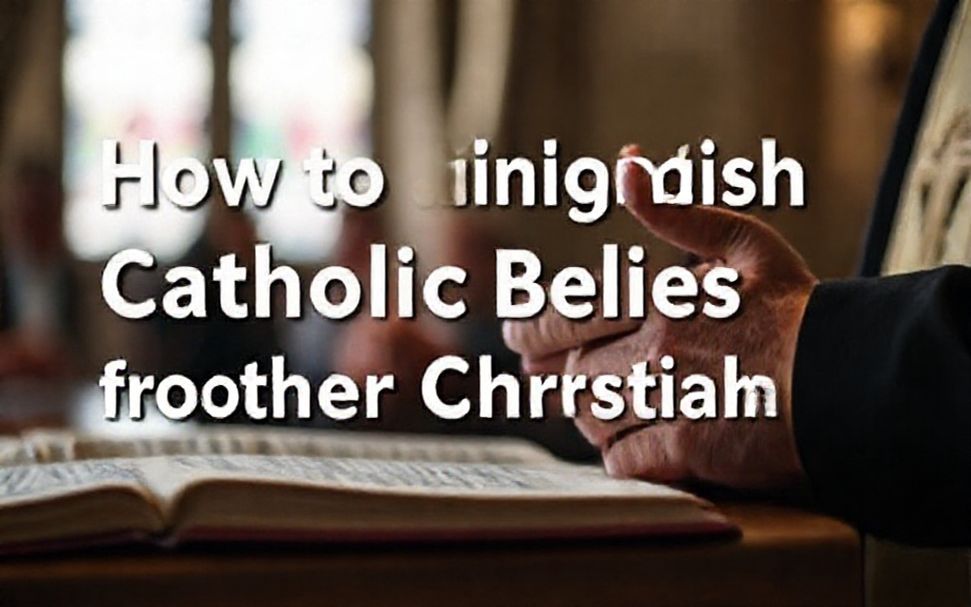 How to Distinguish Catholic Beliefs from Other Christian Denominations*