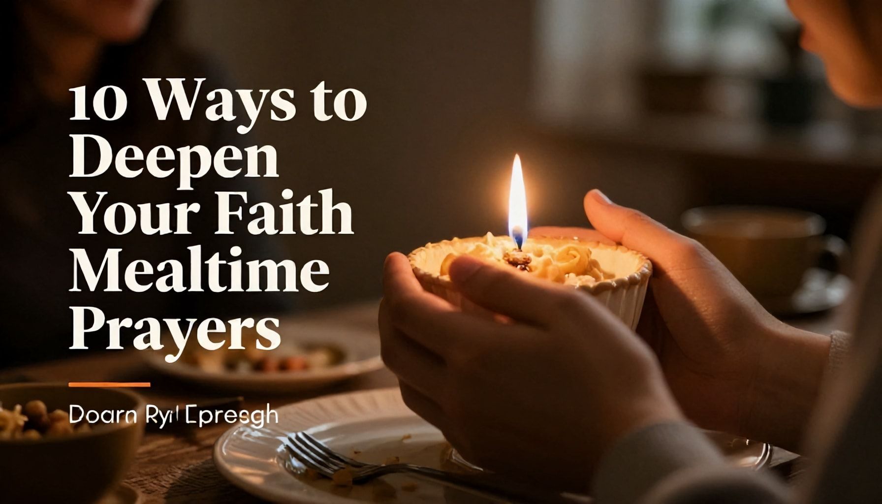 10 Ways to Deepen Your Faith Through Mealtime Prayers*