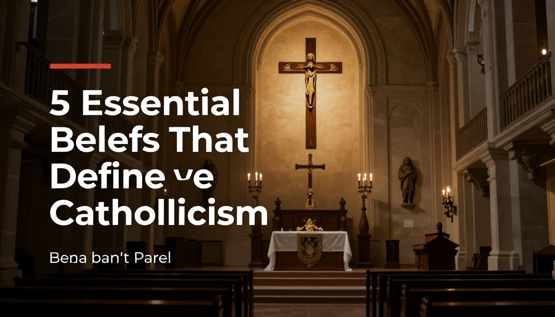 5 Essential Beliefs That Define Catholicism*