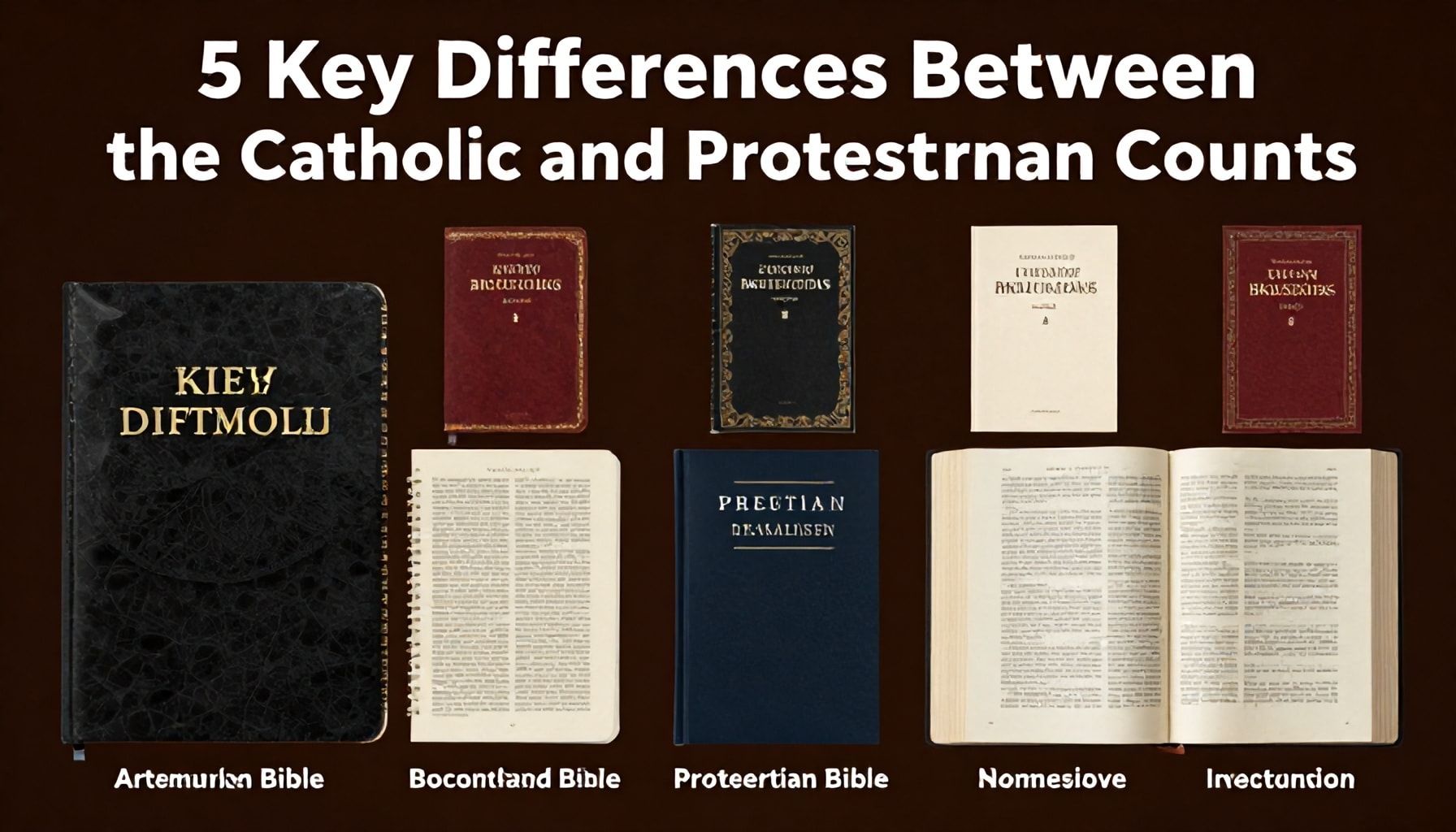 5 Key Differences Between the Catholic and Protestant Bible Counts*