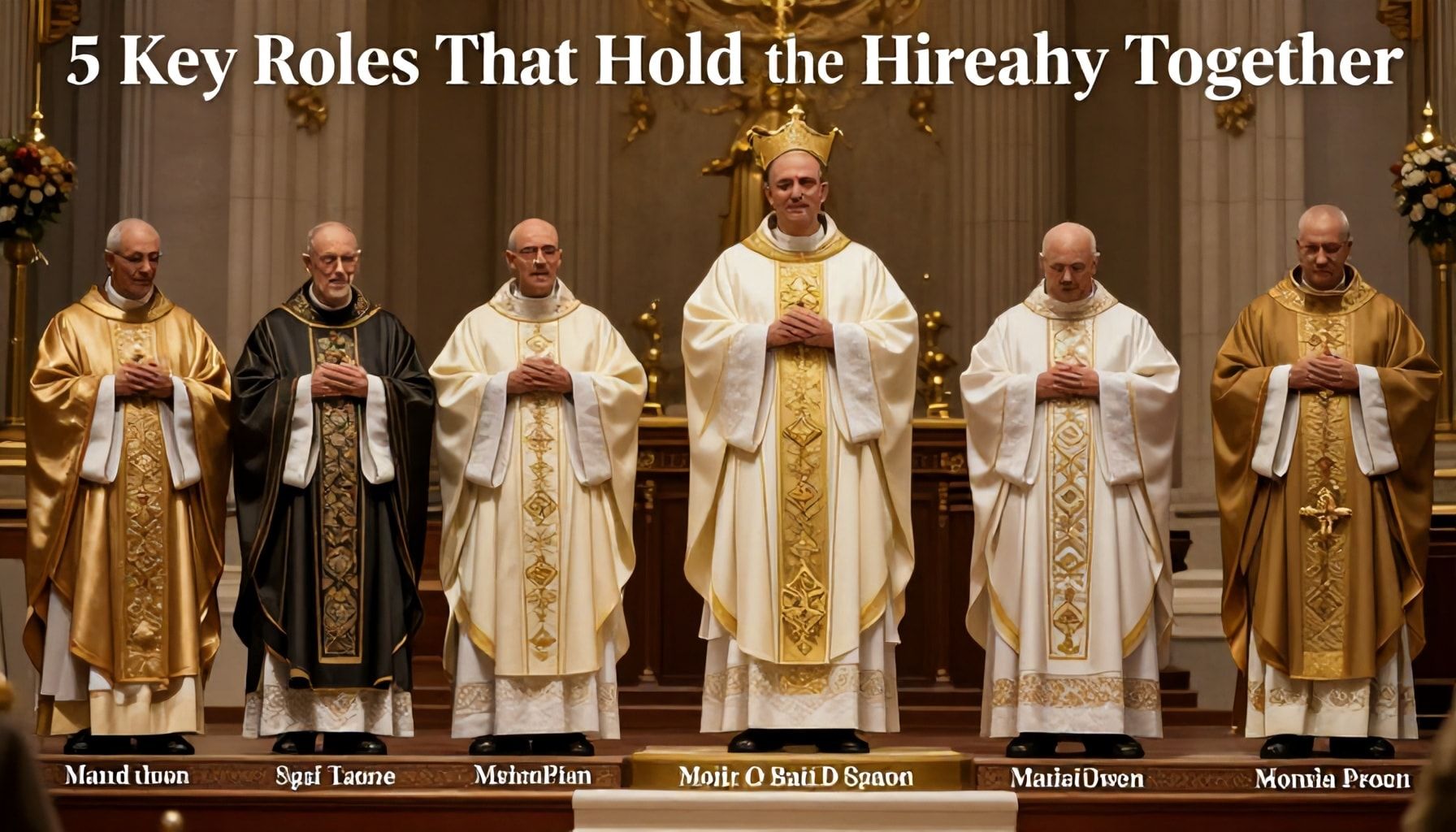 5 Key Roles That Hold the Catholic Hierarchy Together*
