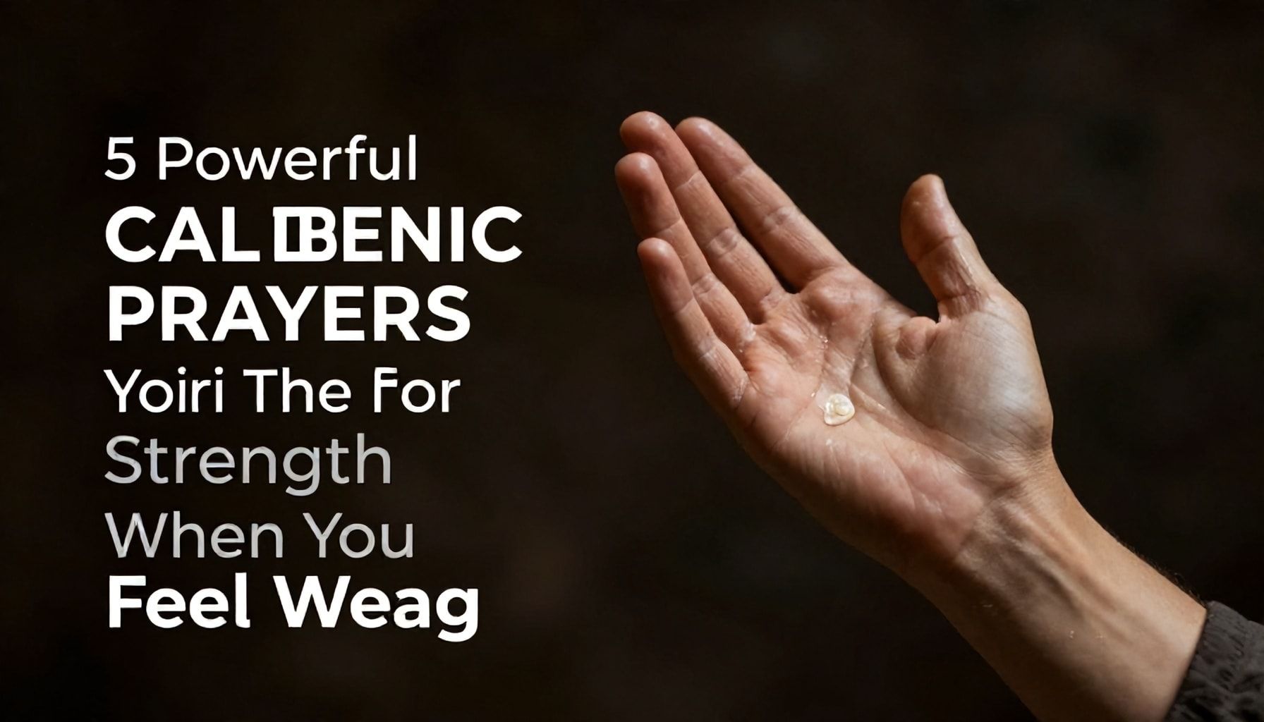 5 Powerful Catholic Prayers for Strength When You Feel Weak"*