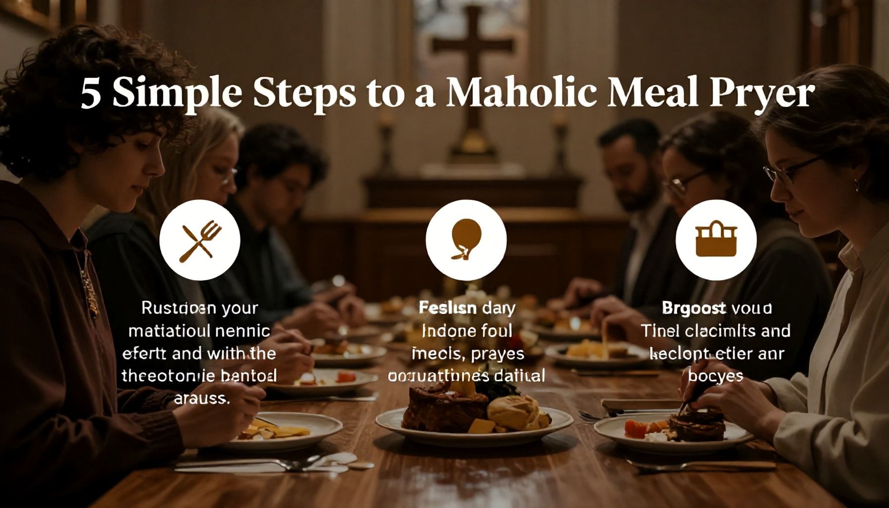 5 Simple Steps to a Meaningful Catholic Meal Prayer*