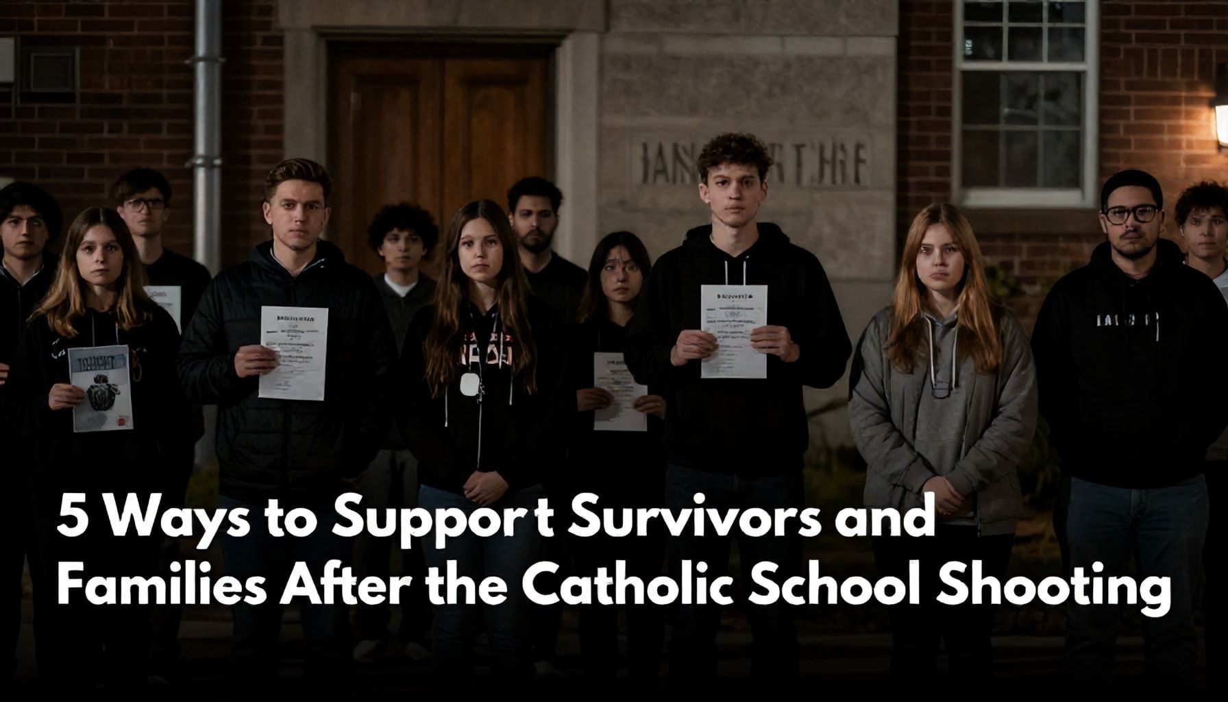 5 Ways to Support Survivors and Families After the Catholic School Shooting*