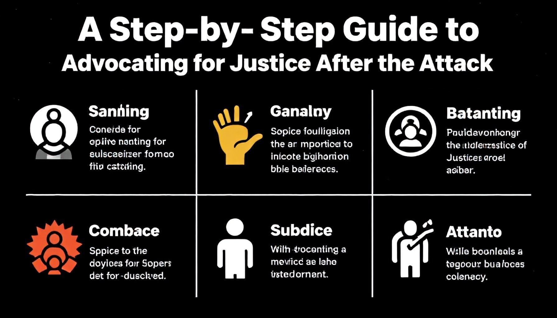 A Step-by-Step Guide to Advocating for Justice After the Attack*