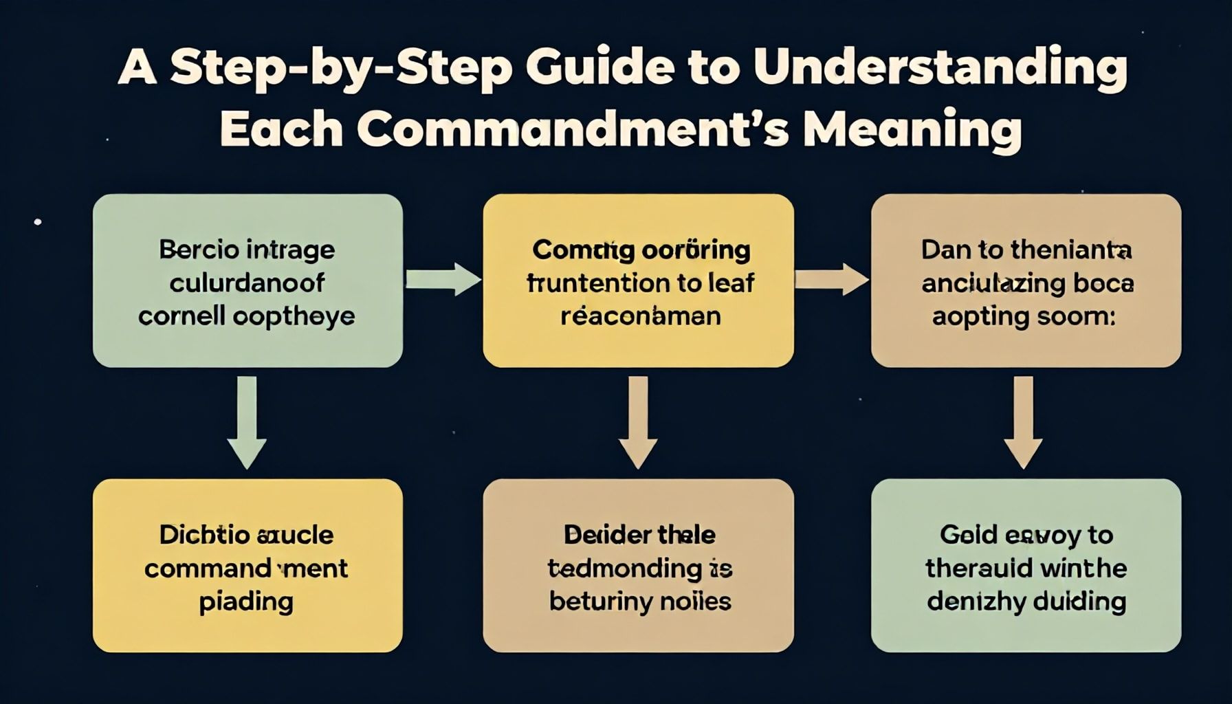 A Step-by-Step Guide to Understanding Each Commandment’s Meaning*