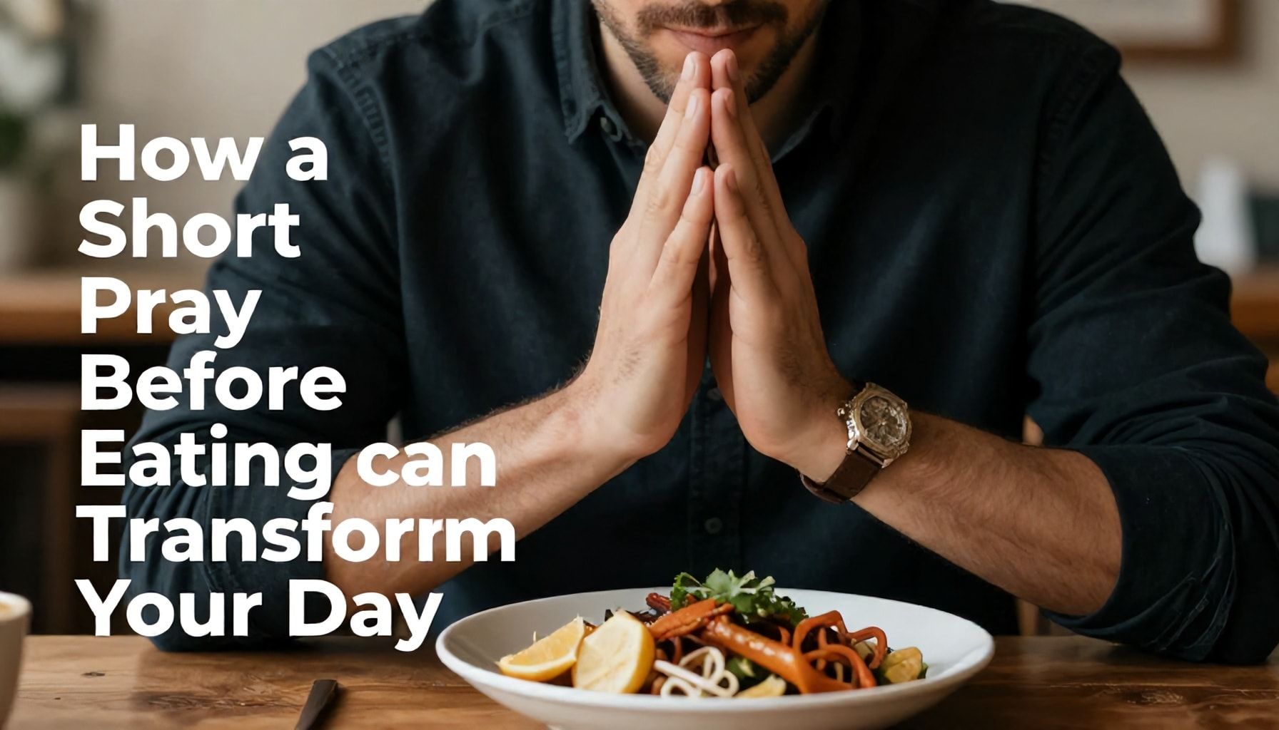 How a Short Prayer Before Eating Can Transform Your Day*