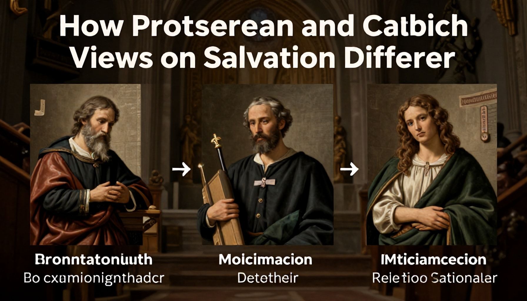 How Protestant and Catholic Views on Salvation Differ*