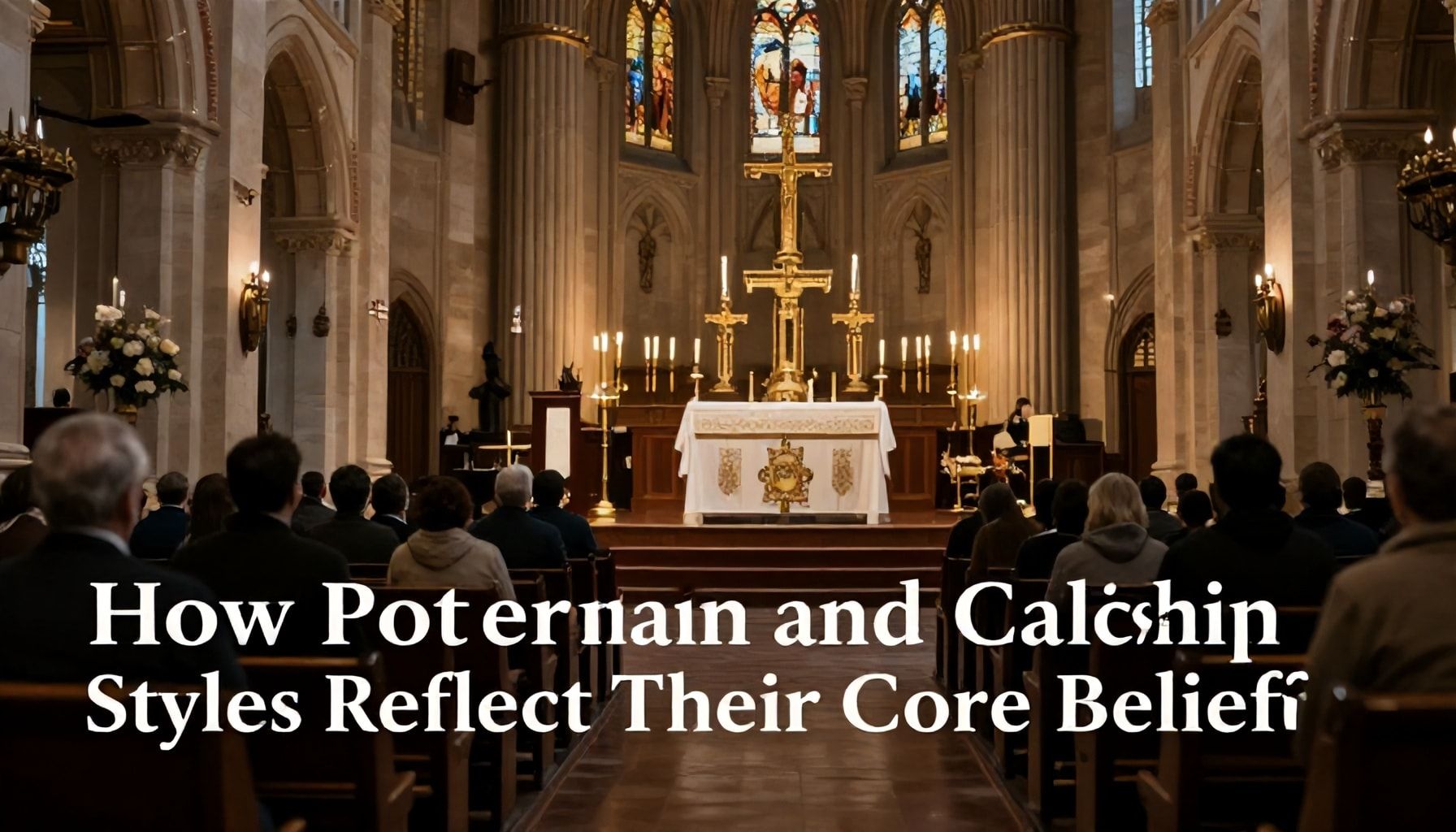 How Protestant and Catholic Worship Styles Reflect Their Core Beliefs*