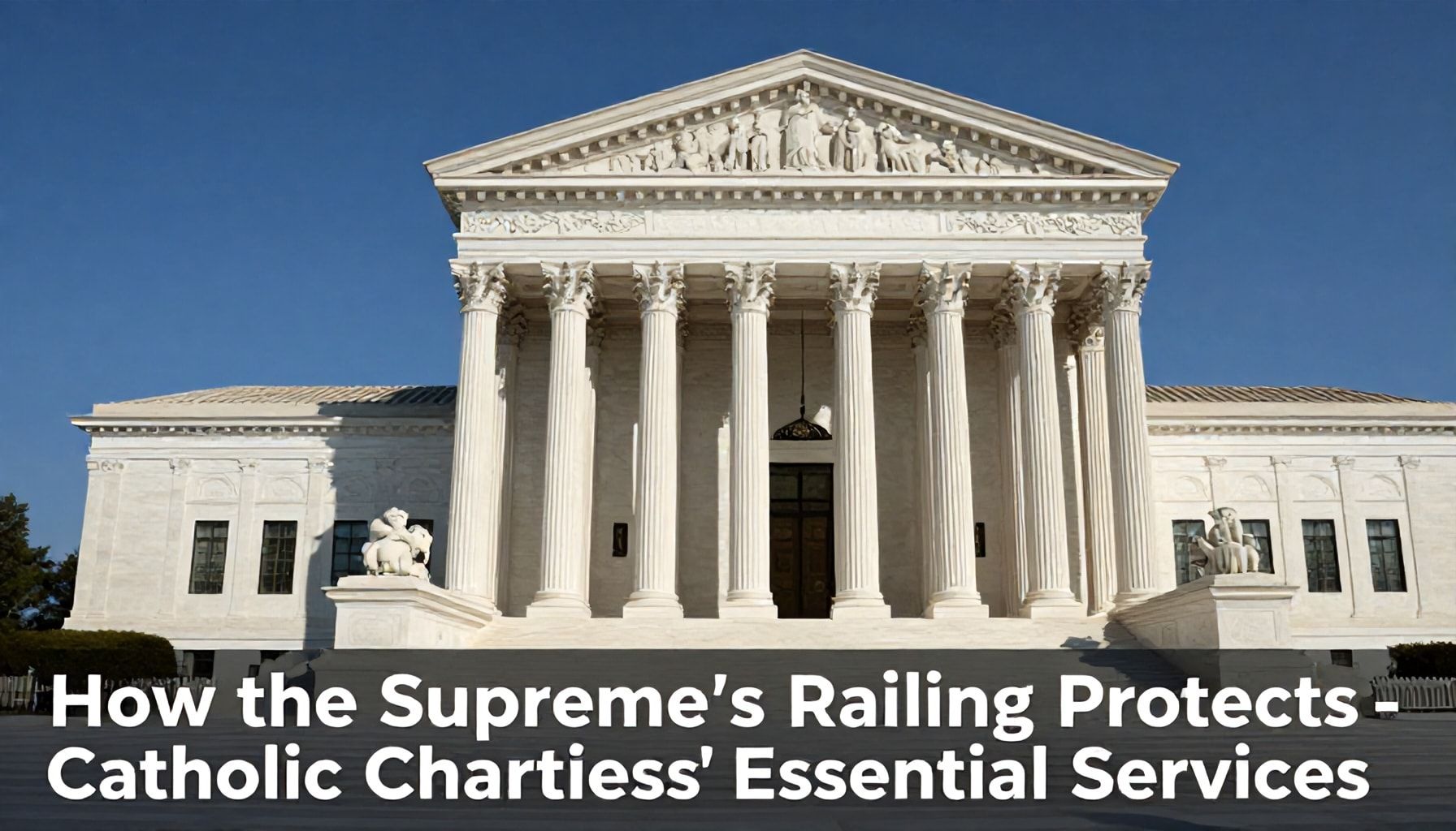 How the Supreme Court’s Ruling Protects Catholic Charities’ Essential Services*