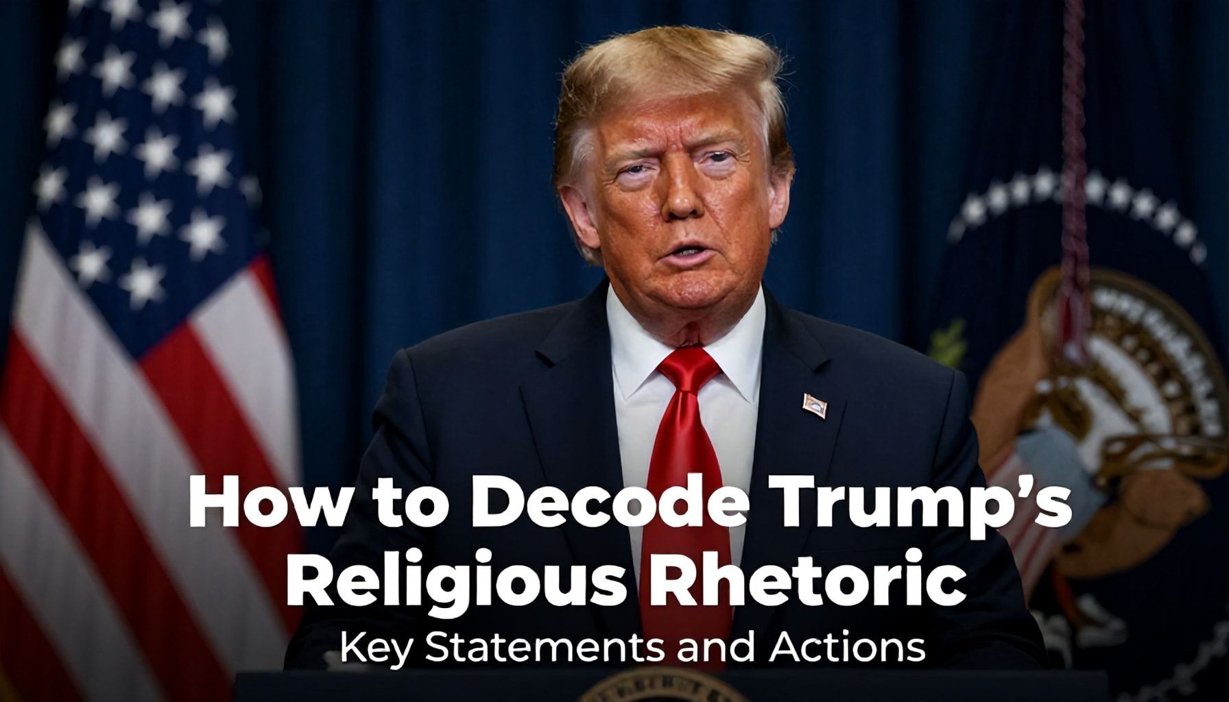 How to Decode Trump’s Religious Rhetoric: Key Statements and Actions*