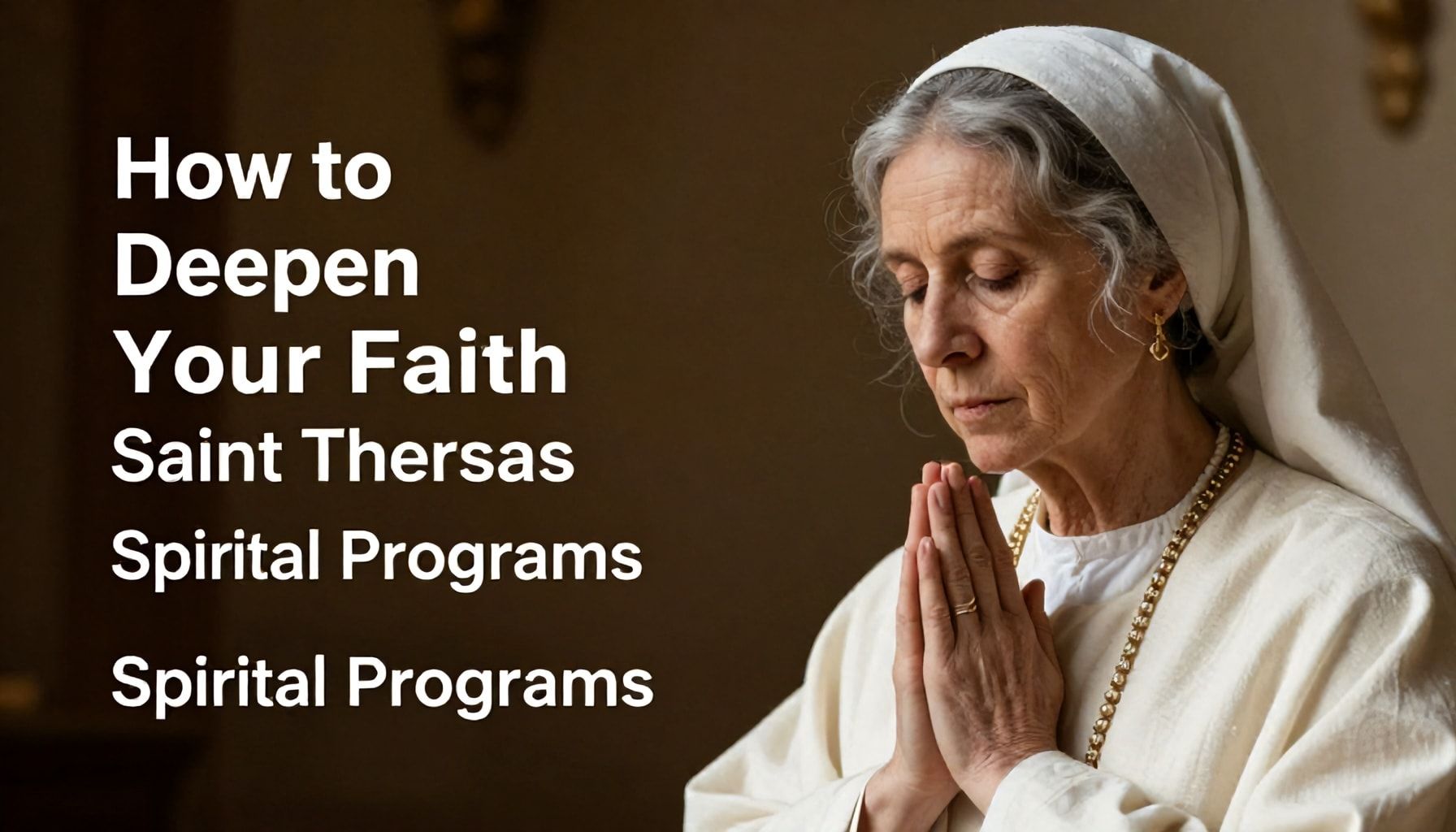 How to Deepen Your Faith Through Saint Theresa’s Spiritual Programs*