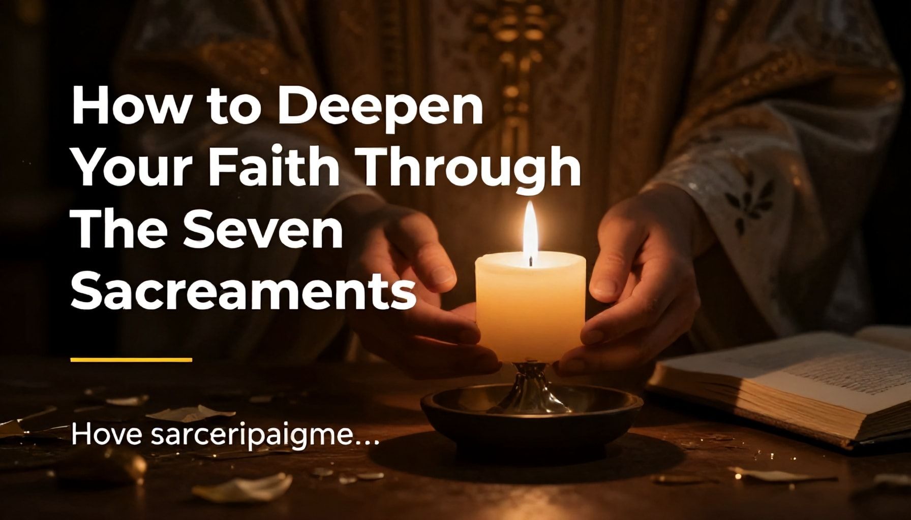 How to Deepen Your Faith Through the Seven Sacraments*