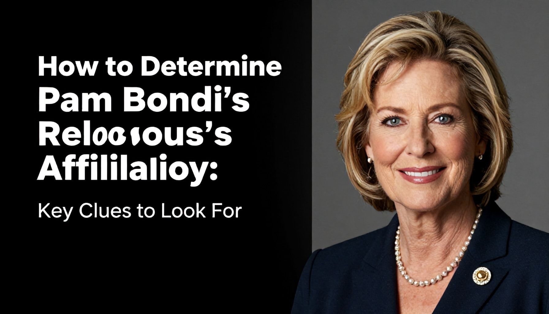 How to Determine Pam Bondi’s Religious Affiliation: Key Clues to Look For*