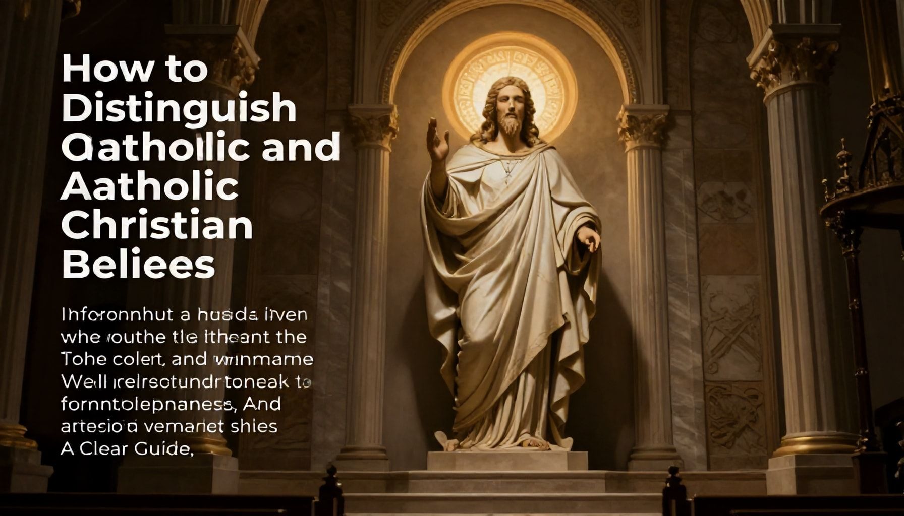 How to Distinguish Catholic and Christian Beliefs: A Clear Guide*
