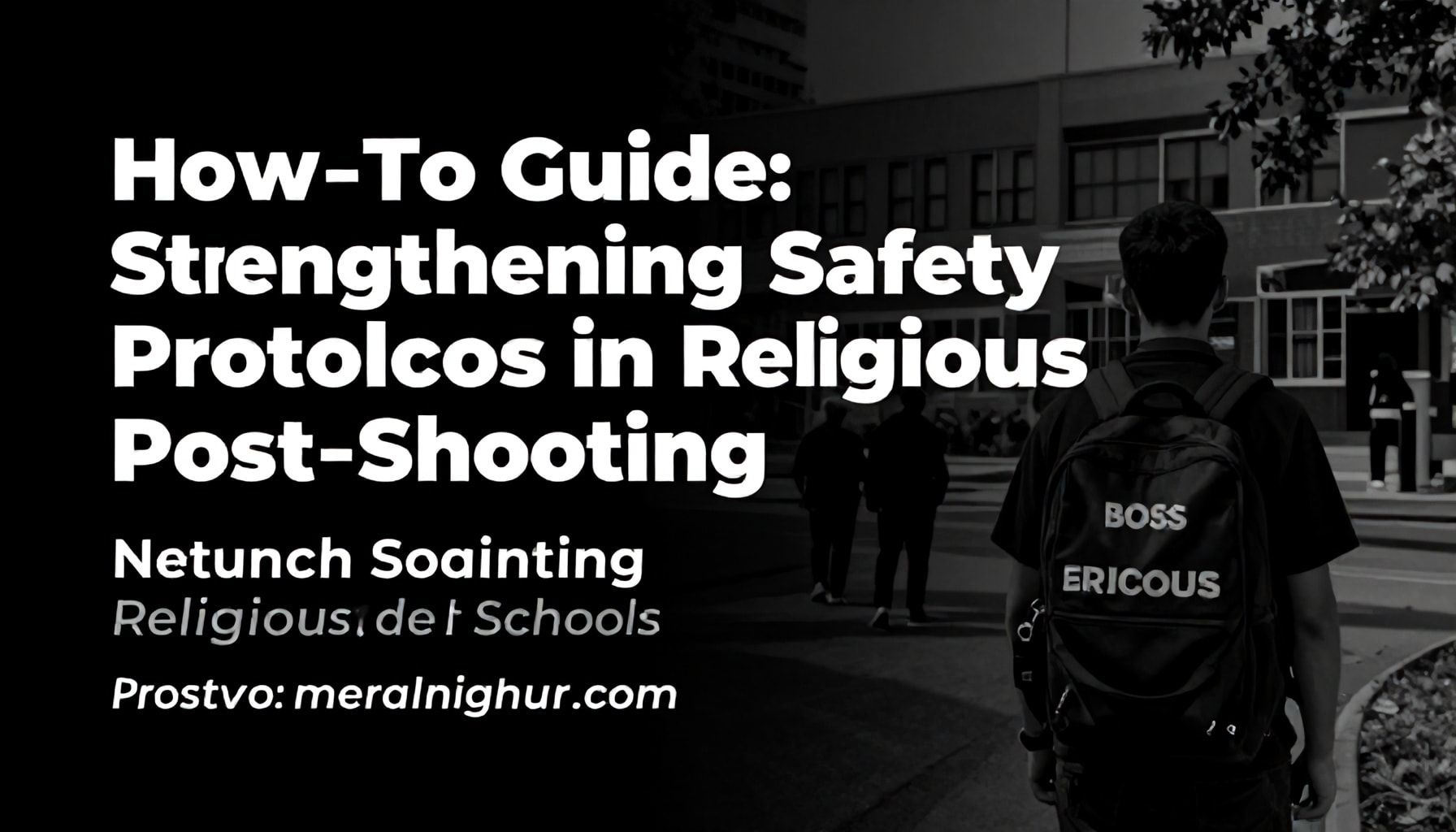 How-to Guide: Strengthening Safety Protocols in Religious Schools Post-Shooting*