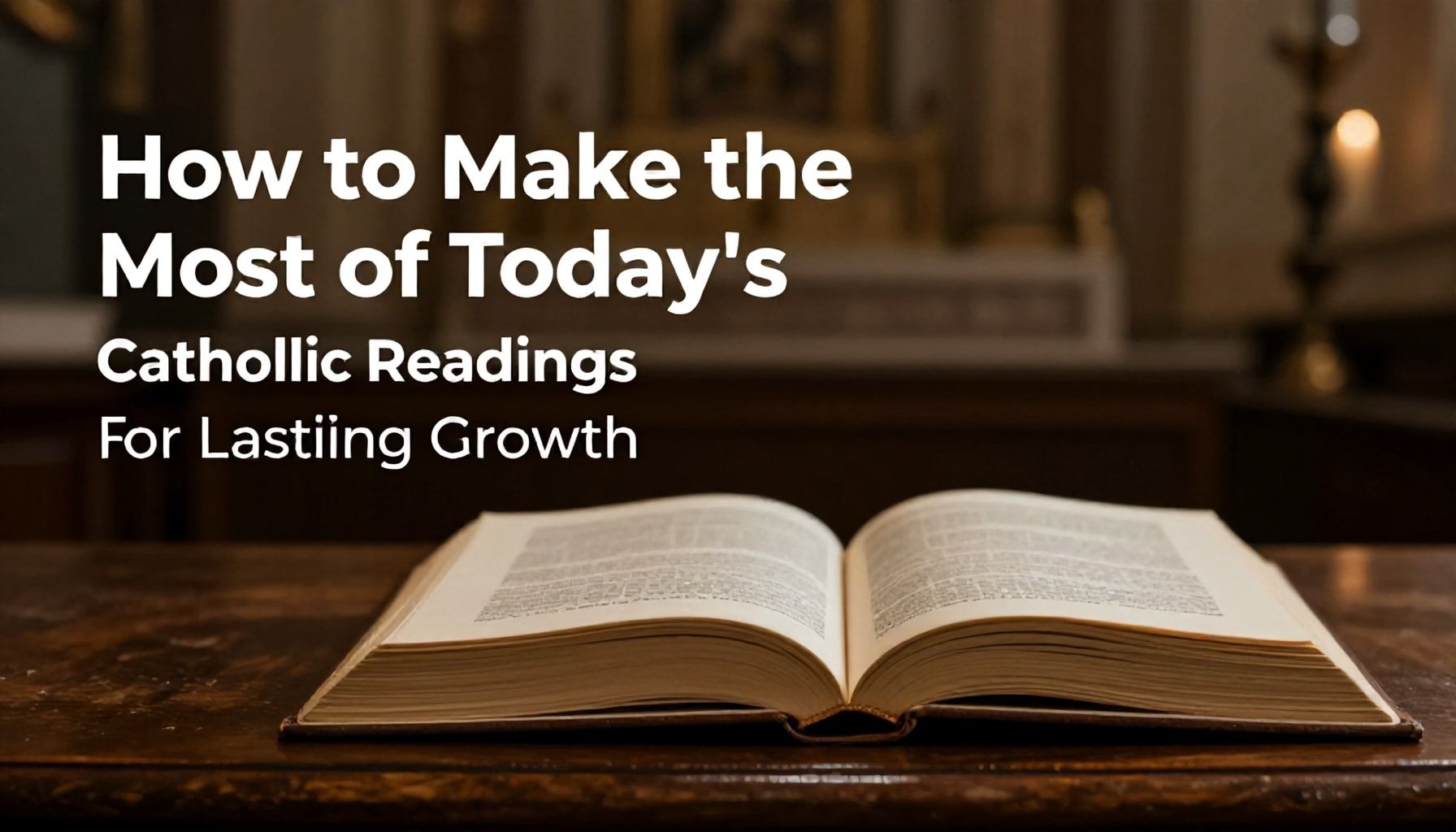 How to Make the Most of Today’s Catholic Readings for Lasting Growth*
