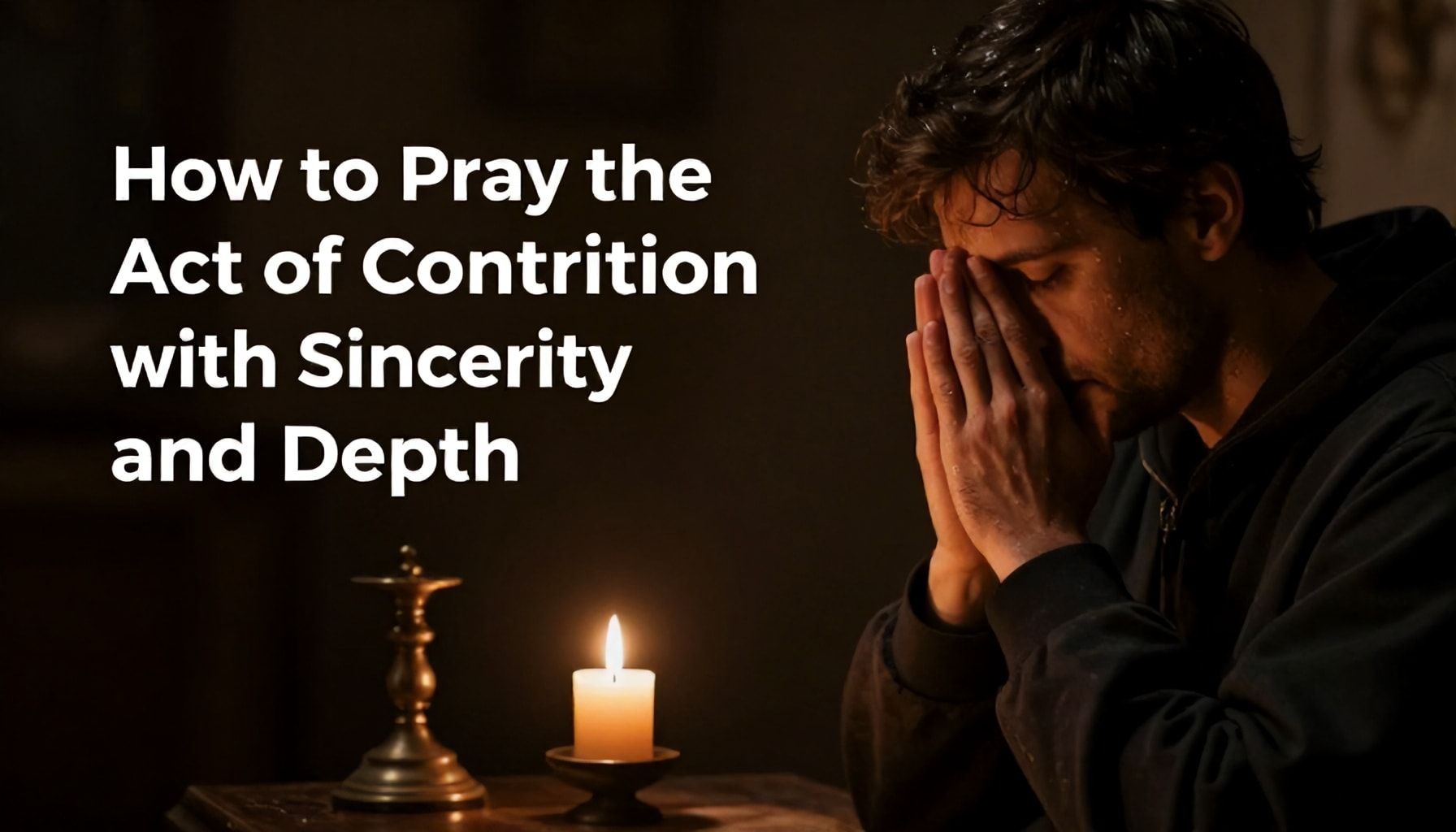How to Pray the Act of Contrition with Sincerity and Depth*