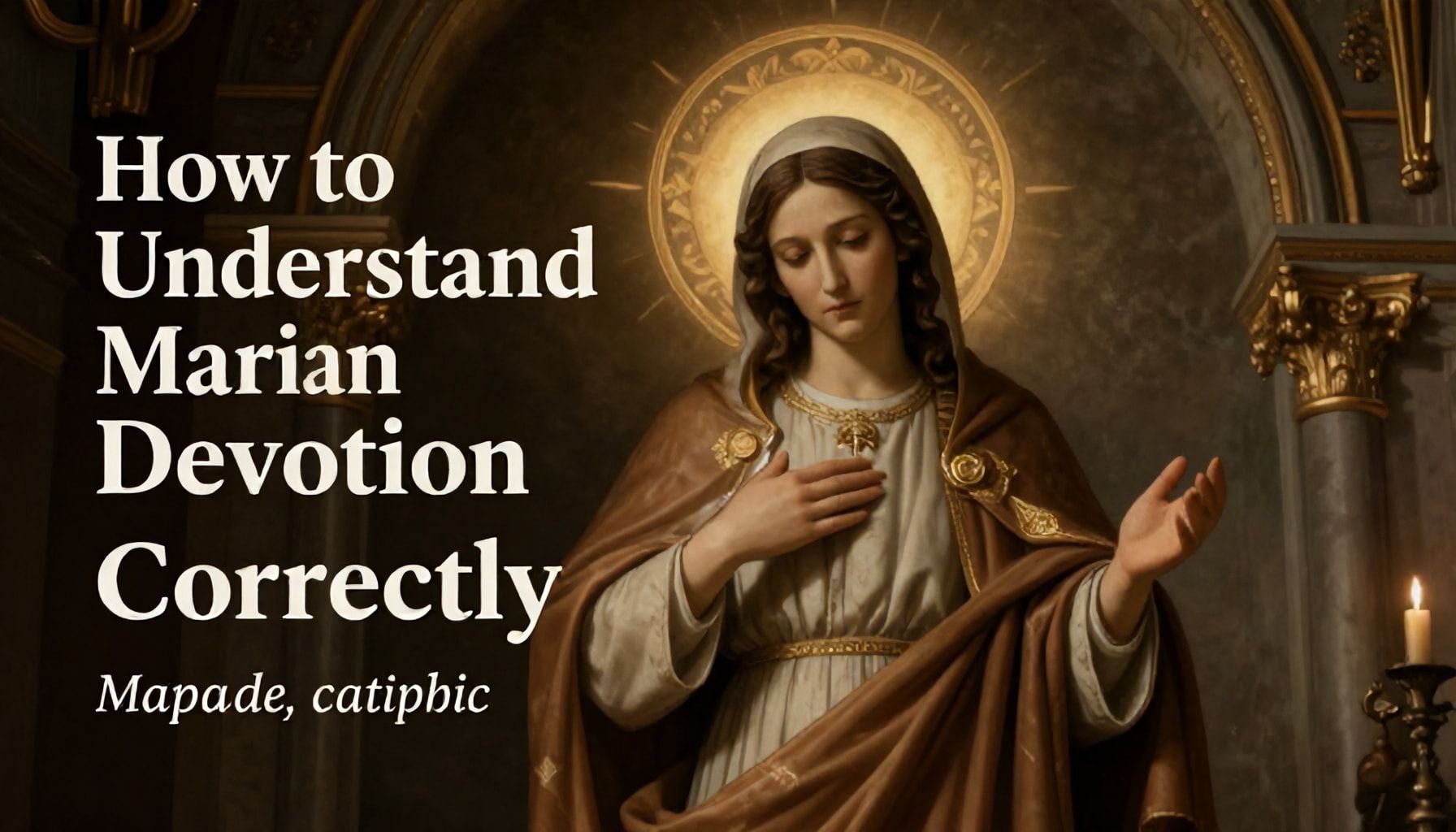 How to Understand Catholic Marian Devotion Correctly*