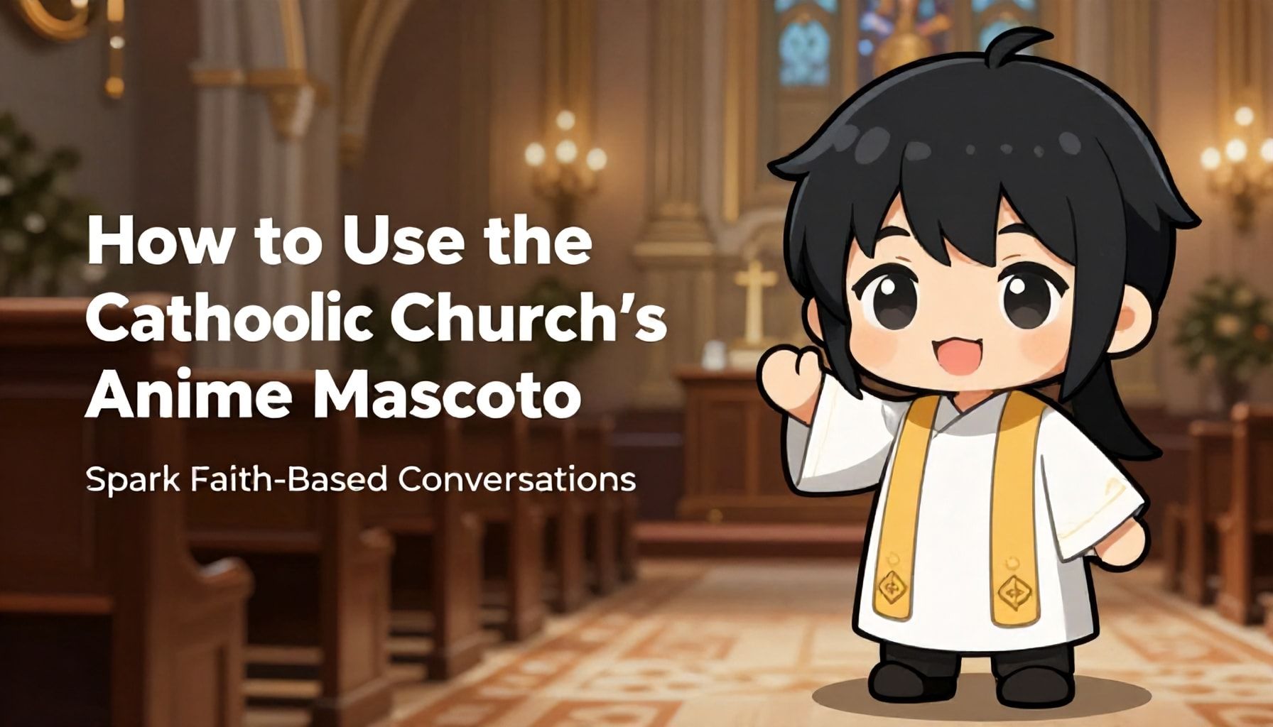 How to Use the Catholic Church’s Anime Mascot to Spark Faith-Based Conversations*