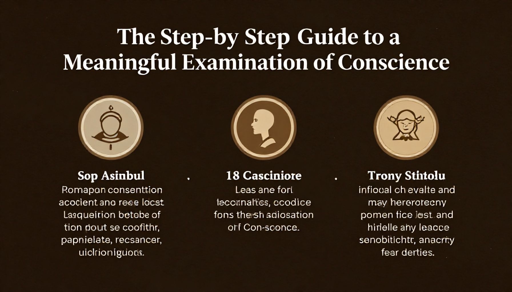 The Step-by-Step Guide to a Meaningful Examination of Conscience*