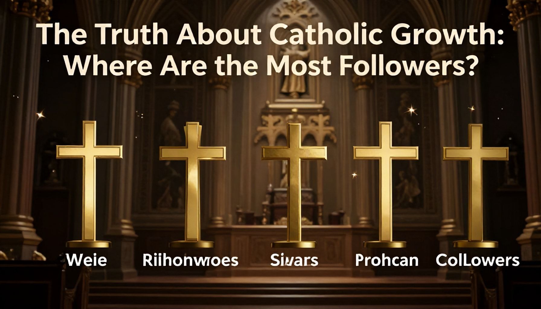 The Truth About Catholic Growth: Where Are the Most Followers?*