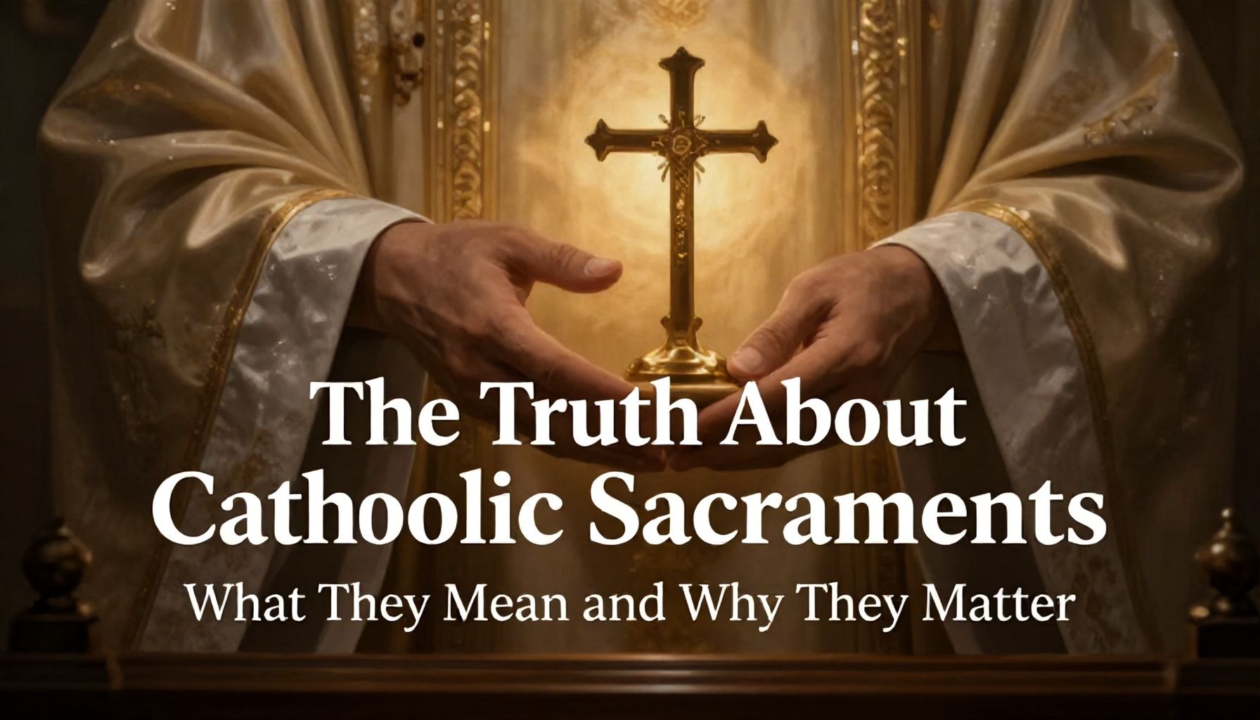 The Truth About Catholic Sacraments: What They Mean and Why They Matter*