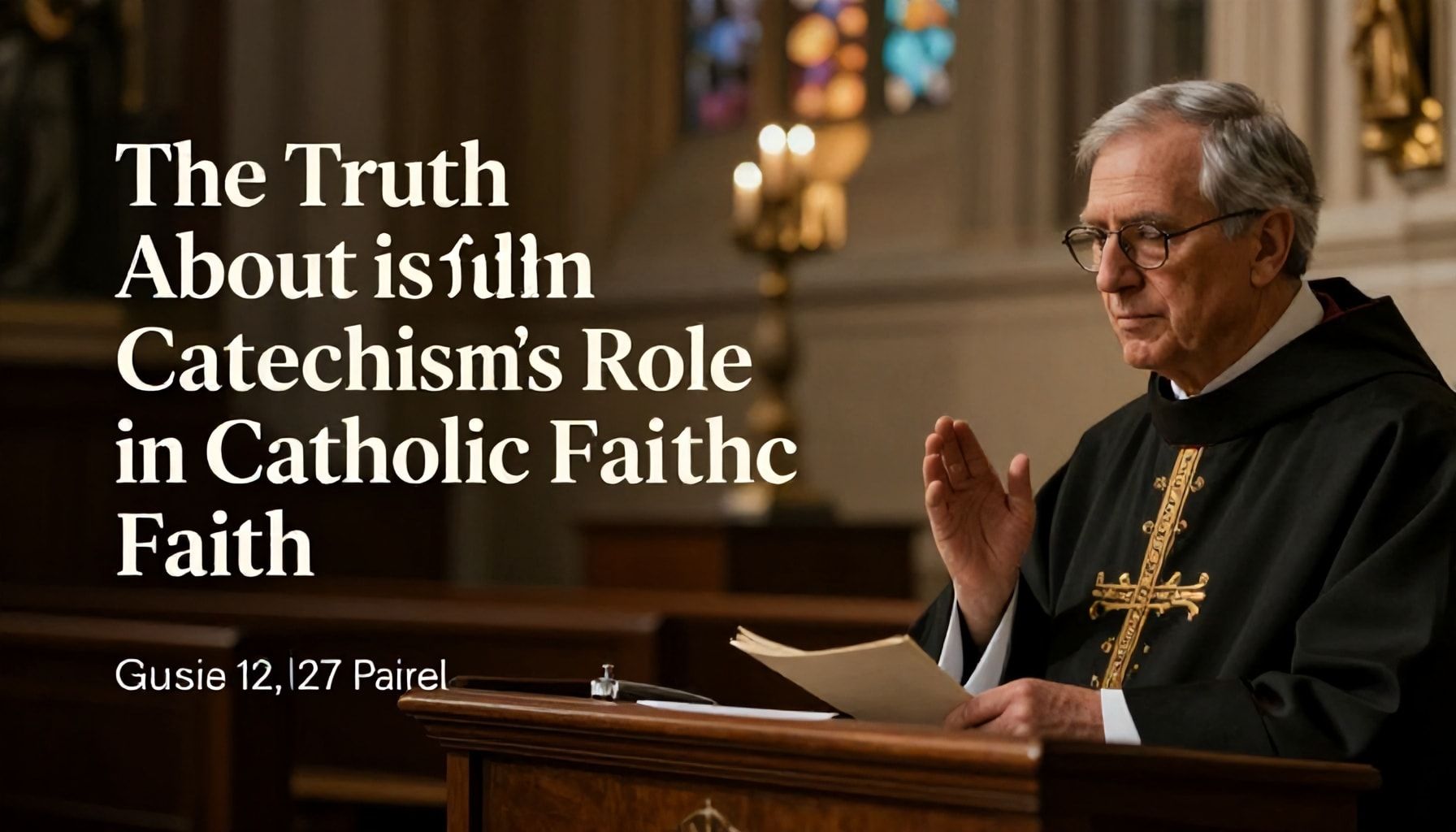 The Truth About the Catechism’s Role in Catholic Faith*