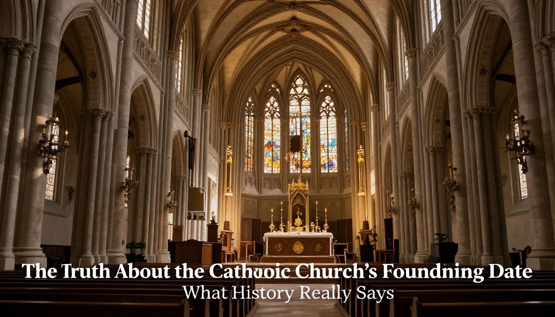The Truth About the Catholic Church’s Founding Date: What History Really Says*