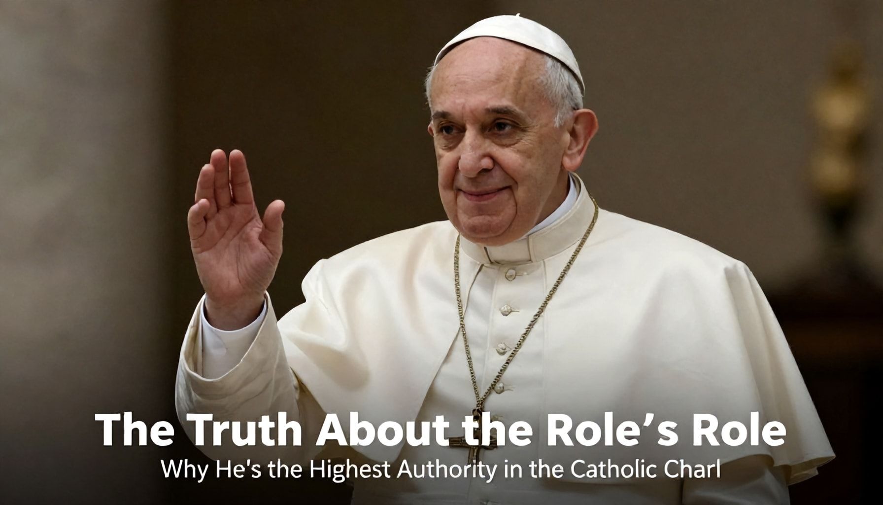 The Truth About the Pope’s Role: Why He’s the Highest Authority in the Catholic Church*