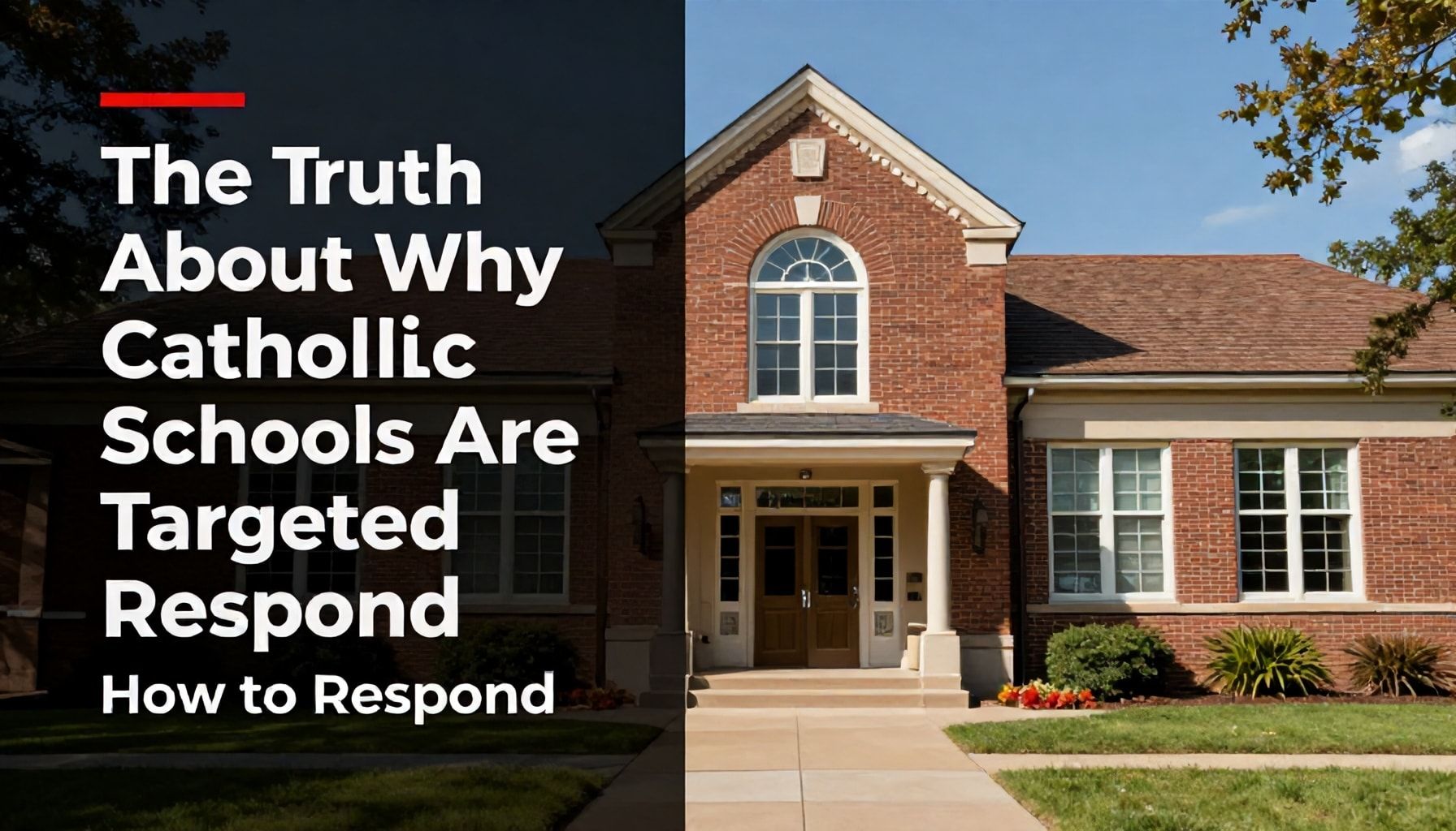 The Truth About Why Catholic Schools Are Targeted—and How to Respond*