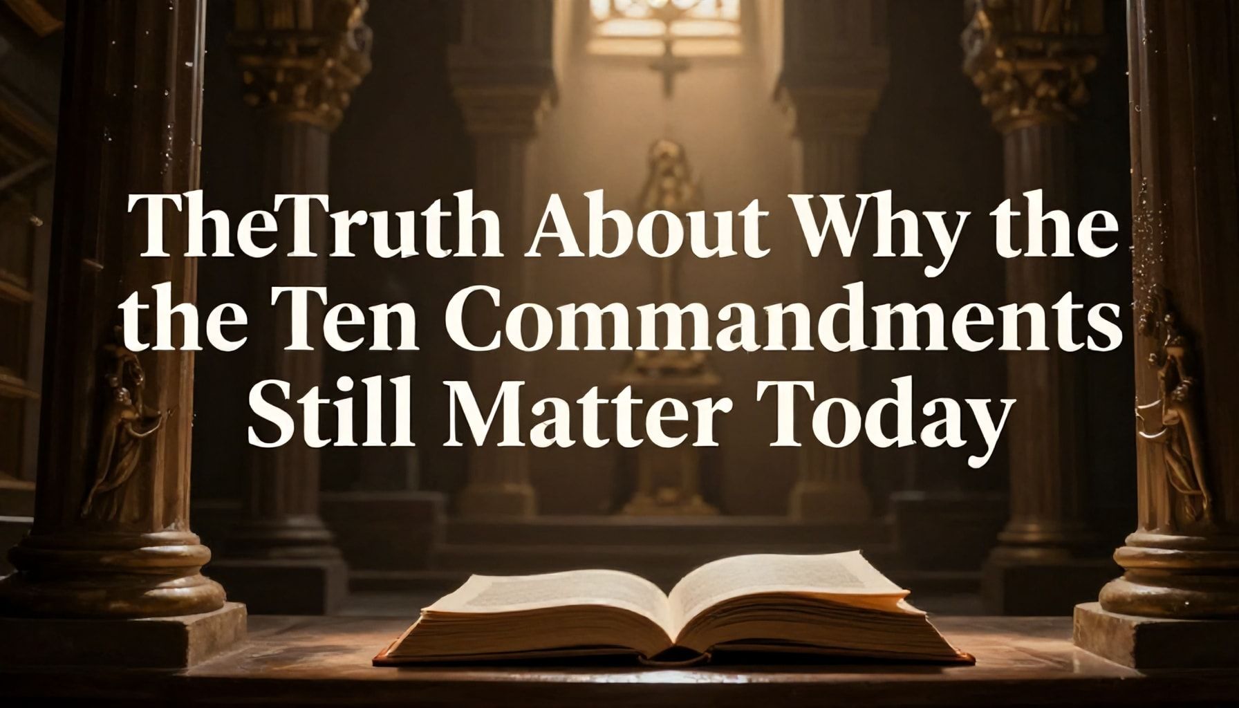 The Truth About Why the Ten Commandments Still Matter Today*