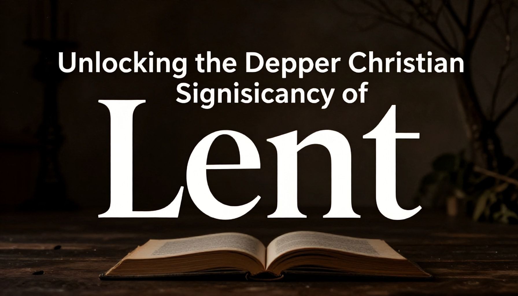 Unlocking the Deeper Christian Significance of Lent*