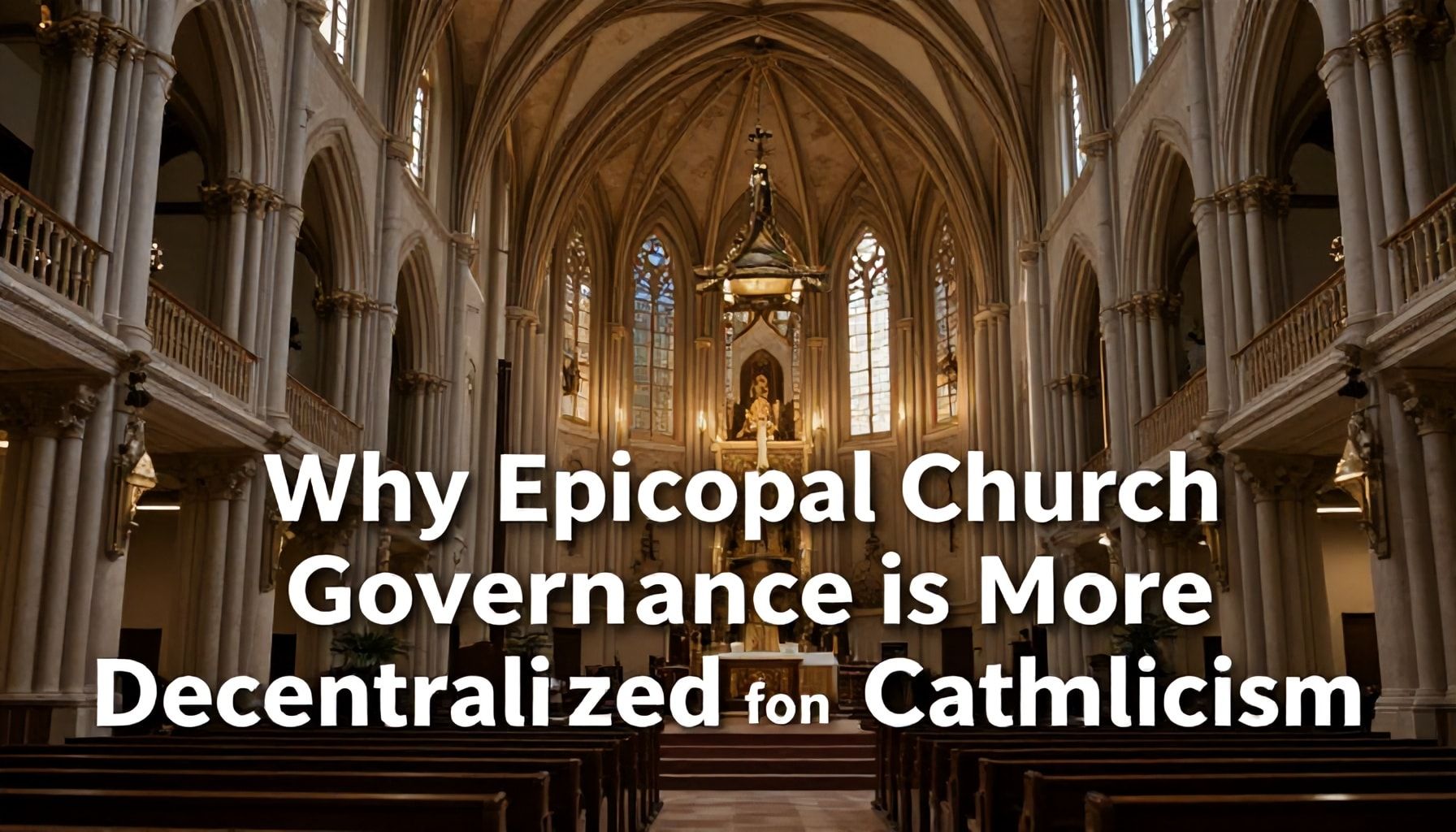 Why Episcopal Church Governance is More Decentralized Than Catholicism*