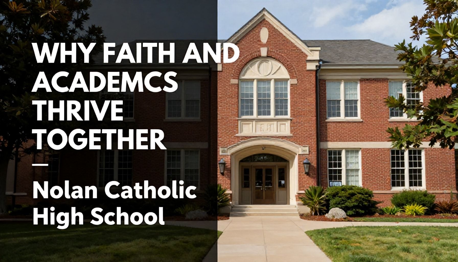 Why Faith and Academics Thrive Together at Nolan Catholic High School*