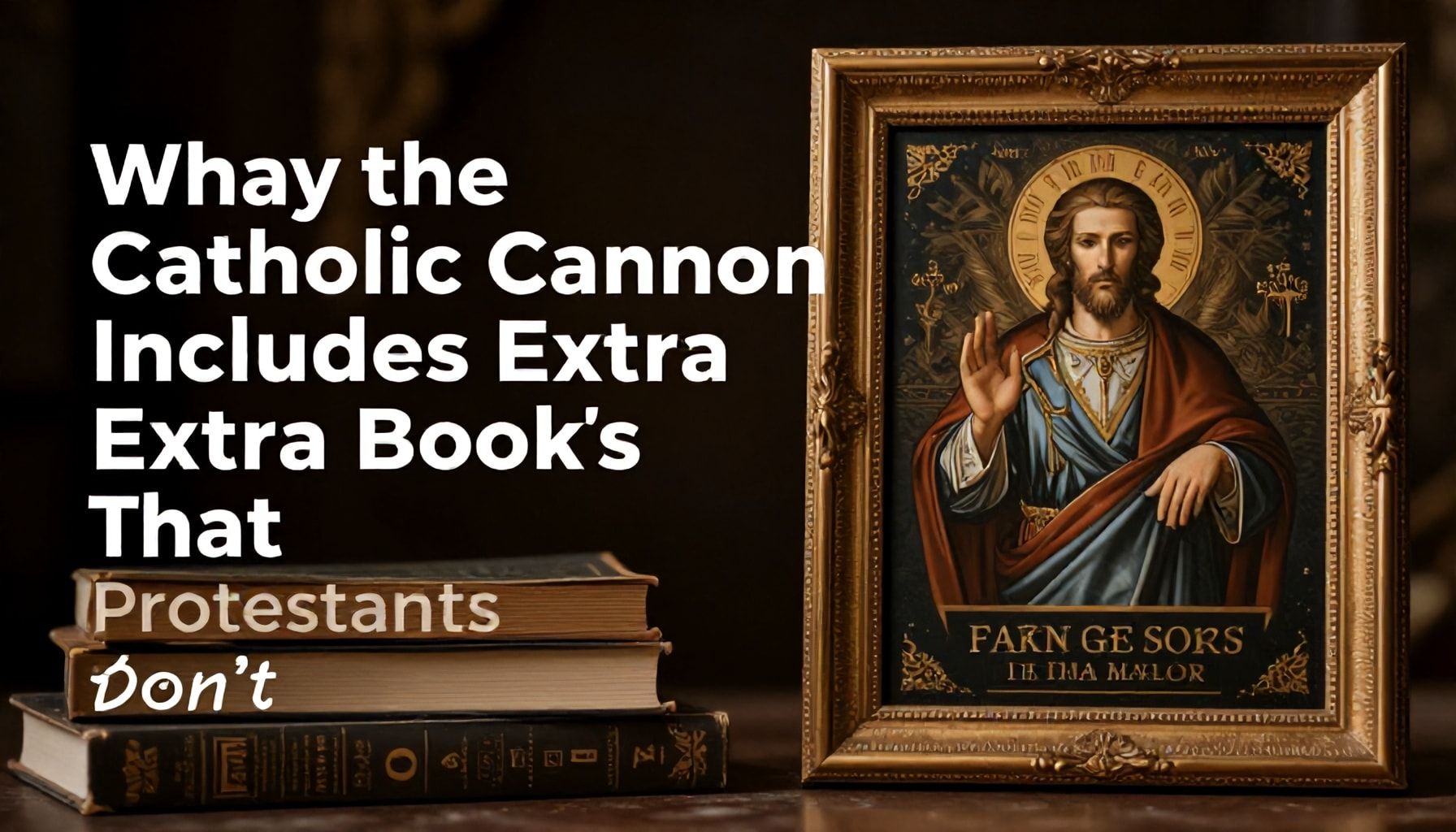 Why the Catholic Canon Includes Extra Books That Protestants Don’t*