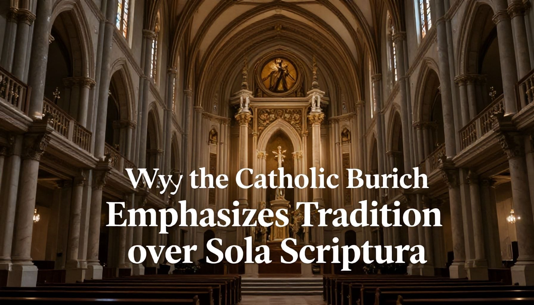 Why the Catholic Church Emphasizes Tradition Over Sola Scriptura*
