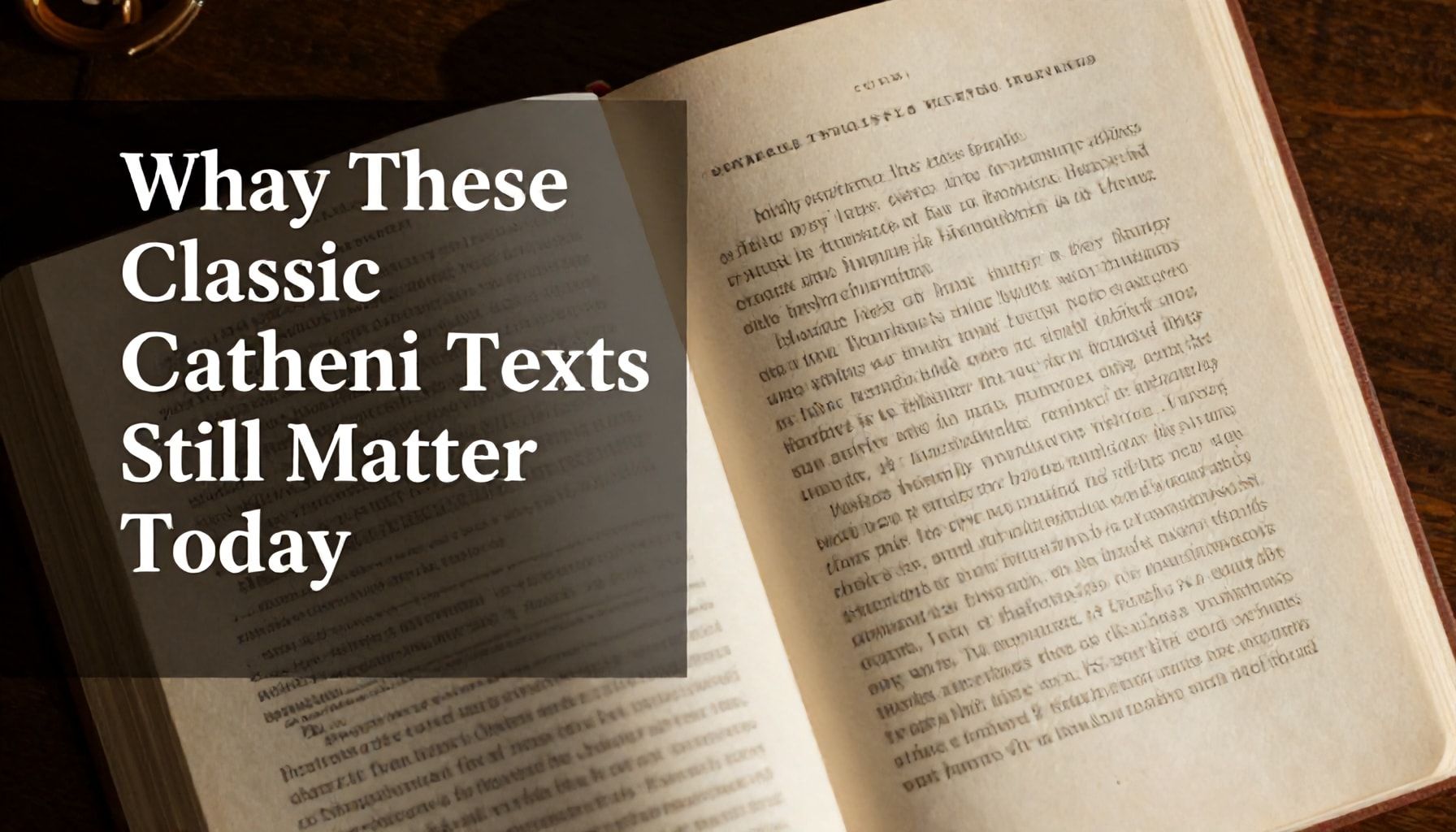 Why These Classic Catholic Texts Still Matter Today*