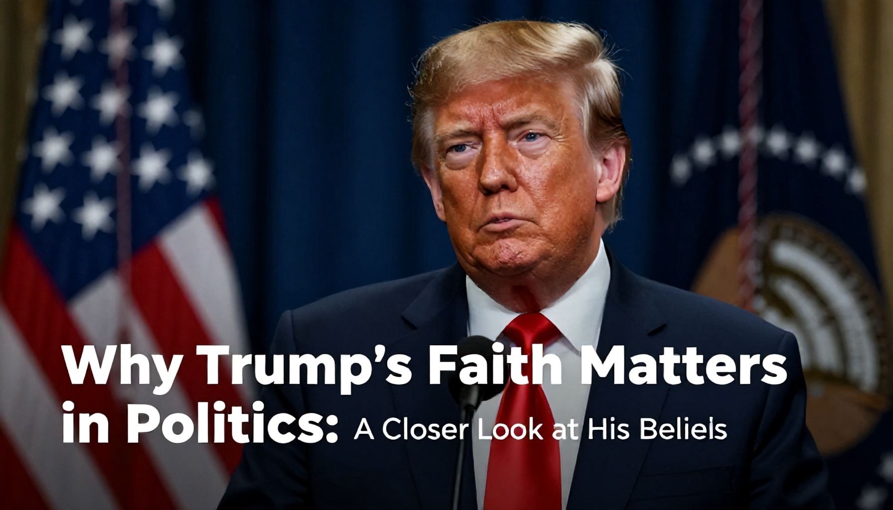 Why Trump’s Faith Matters in Politics: A Closer Look at His Beliefs*