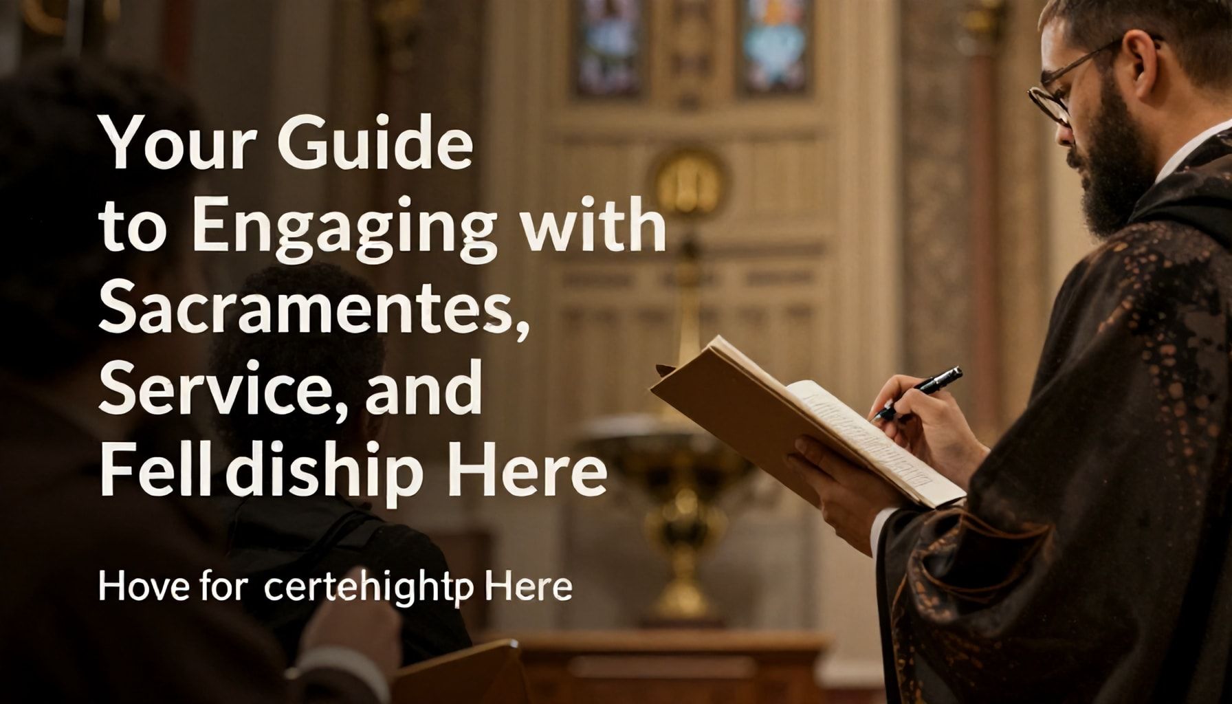Your Guide to Engaging with Sacraments, Service, and Fellowship Here*