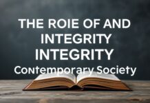 The Role of Faith and Integrity in Modern Society The Role of Faith and Integrity in Contemporary Society