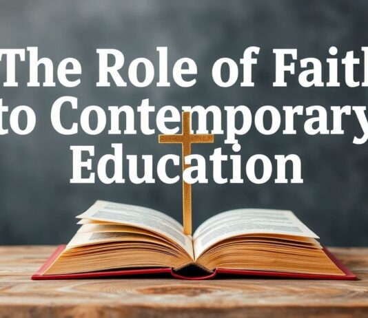 The Role of Faith in Modern Education: A Catholic Perspective The Role of Faith in Contemporary Education: A Catholic Outlook