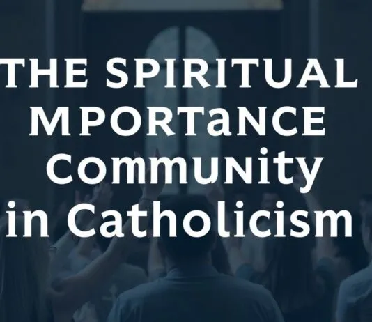 The Spiritual Significance of Community in Catholicism The Spiritual Importance of Community in Catholicism