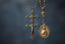 The Spiritual Significance of Religious Jewelry in Catholicism Religious jewelry in Catholicism holds deep spiritual significance, serving as tangible symbols of faith, devotion, and protection. These sacred adornments often incorporate symbols such as the cross, the crucifix, the rosary, and images of saints, each carrying profound meaning. The cross, for instance, represents the sacrifice of Jesus Christ and is a powerful reminder of God's love and redemption. The rosary, a string of beads used for prayer, symbolizes the continuous cycle of prayer and meditation, connecting the wearer to the divine. Saints' medals or images are believed to offer intercession and protection, fostering a sense of spiritual connection and guidance. Wearing or carrying these items can serve as a constant reminder of one's faith, providing comfort, strength, and a tangible link to the sacred.