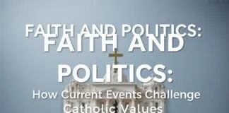 Faith and Politics: How Today’s Headlines Challenge Catholic Values Faith and Politics: How Current Events Challenge Catholic Values