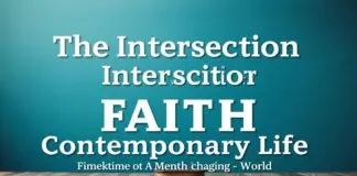 The Intersection of Faith and Modern Life: Finding Balance in a Fast-Paced World The Intersection of Faith and Contemporary Life: Finding Balance in a Rapidly Changing World