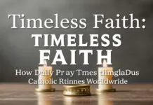 Timeless Faith: How Daily Prayer Times Unite Catholics Worldwide Timeless Faith: How Daily Prayer Times Bring Catholics Together Worldwide