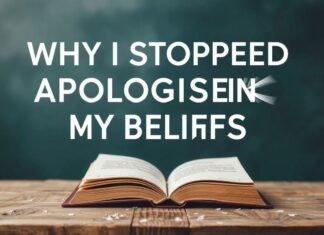 Why I Stopped Apologizing for My Faith Why I Stopped Apologizing for My Beliefs