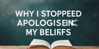 Why I Stopped Apologizing for My Faith Why I Stopped Apologizing for My Beliefs